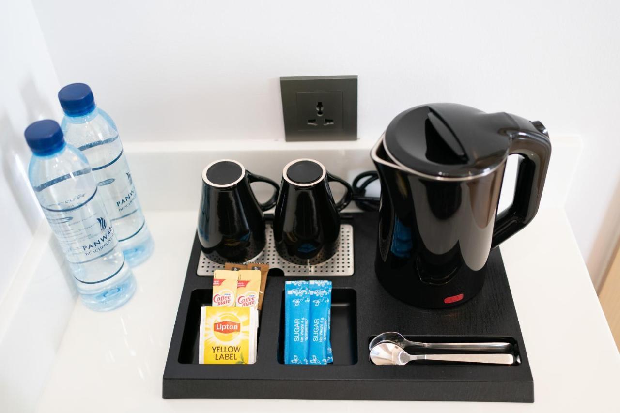 Panwaburi Beachfront Resort - Sha Extra Plus Экстерьер фото A kettle and tea tray in a hotel room
